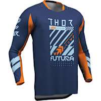 Thor Youth Launchmode Jersey - Futura Navy / Orange