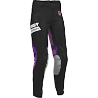 Thor Ladies Launchmode Pants - Bleach Black / Orchid