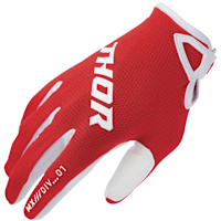 Thor Youth Ridemode Textile Gloves - Static Red