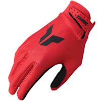 Thor Youth Launchmode Textile Gloves - Split Red