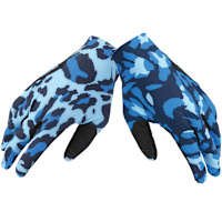 Thor Sportmode Textile Gloves - Cheetah Blue / Midnight