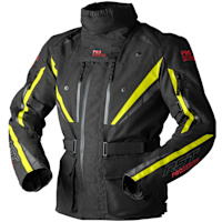RST Pro Series Paragon D3O Textile Jacket - Black / Fluo Yellow