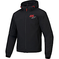 Alpinestars MM93 Radium Tech Hoodie - Black / Bright Red