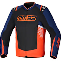 Alpinestars MM93 T-SPS Air V2 Textile Jacket - Blue Navy / Fluo Red / White