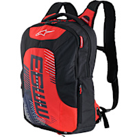 Alpinestars MM93 City Hunter v2 Backpack - Black / Fluo Red / Blue Navy / White
