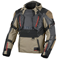 Macna Tryton Textile Jacket - Taupe / Black