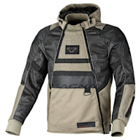 Macna Rebelite Textile Jacket - Black Grey Camo / Taupe 