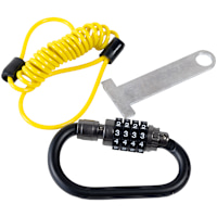 Riderr Helmet Lock - Black / Yellow