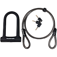 Riderr U-Lock and Cable - Black
