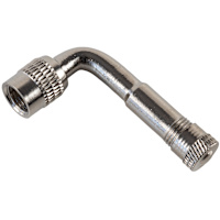 Riderr Angle Tyre Valves - Silver