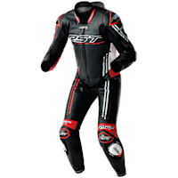 RST Race Dept V4.2 Kangaroo One Piece D3O Airbag Leather Suit - Black / Red / White