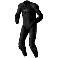 RST Tractech Evo D3O One Piece Leather Suit - Black / Black
