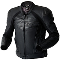 RST Tractech Evo D3O Leather Jacket - Black / Black / Black