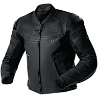 RST S1 D3O Leather Jacket - Black / Black / Black