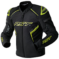 RST S1 D3O Textile Jacket - Black / Grey / Flo Yellow