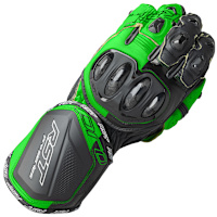 RST Pro series GP D3O Gloves - Black / Fluo Green