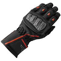 RST S1 Summer Leather Gloves - Black / Red
