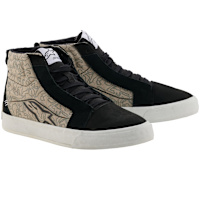 Alpinestars Ride-63 Canvas Riding Boots - Black / Cool Grey / White