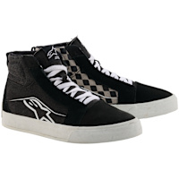 Alpinestars Ride-63 Canvas Riding Boots - Black / Cool Grey / Chess