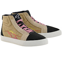 Alpinestars Ride-63 Canvas Riding Boots - Beige / Black / White