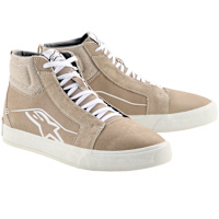 Alpinestars Ride-63 Leather Riding Boots - Off White / Cool Grey / Gum