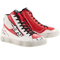 Alpinestars Stated Flair Riding Boots - White / Bright Red