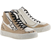 Alpinestars Stella Stated Flair Riding Shoes - Warm Grey / White