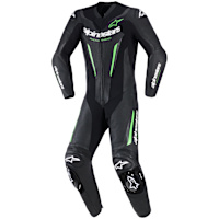 Alpinestars GP Force V2 Leather 1 Piece Suit - Black / Green