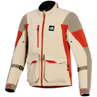 Alpinestars Maxdura Drystar&reg; XF Laminated Armoured Shell Jacket - Aluminum / Walnut / Rust Brown