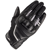 Oxford Omega 1.0 Air Short Textile Gloves - Black / White