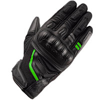 Oxford Omega 1.0 Air Short Textile Gloves - Black / Green