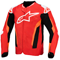 Alpinestars T-GP Air Jacket - Bright Red / Fluo Red / Black