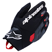 Alpinestars Durack Gloves - Bright Red / Walnut