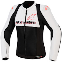 Alpinestars Stella SMX Air Jacket - Ice Grey / Black / Fluo Coral