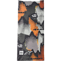 Alpinestars Buff Nazca Neck Tube - Grey / Camo / Fluo Orange