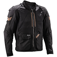 Leatt ADV 4.5 FlowTour Short Jacket - Stealth Black / Grey