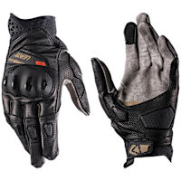 Leatt ADV 8.5 X-Flow Short Gloves - Stealth Black / Grey