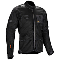 Leatt ADV 5.5 Rally Textile Jacket - Stealth Black / Grey