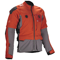 Leatt ADV 5.5 Rally Textile Jacket - Burn Red