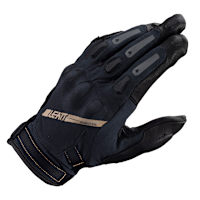 Leatt ADV 7.5 Hydradri Textile Short Gloves - Stealth Black / Grey