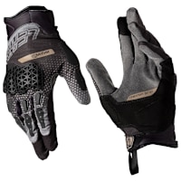 Leatt ADV 5.5 HydraDri Textile Short Gloves - Stealth Black / Grey