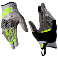 Leatt ADV 5.5 HydraDri Textile Short Gloves - Hi-viz Yellow