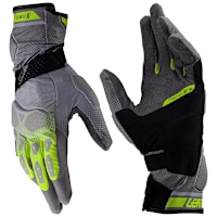 Leatt ADV 5.5 X-Flow Textile Gloves - Hi-Viz Yellow