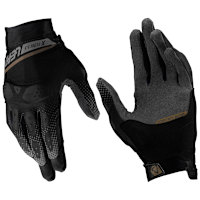 Leatt ADV 5.5 X-Flow Short Gloves - Stealth Black / Grey
