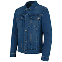 Spada Tura Trucker Textile Jacket - Washed Blue