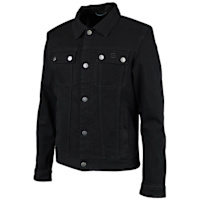 Spada Tura Trucker Textile Jacket - Solid Black