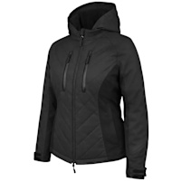 Spada Ladies Bella WP Quilted Textile Jacket - Black