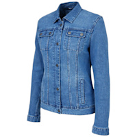 Spada Ladies Tura Trucker Textile Jacket - Washed Blue