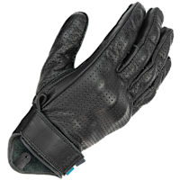 Spada Clutch Perforated CE Leather Gloves - Black