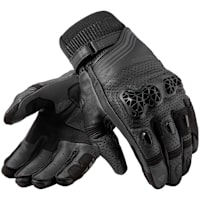 Rev'it Positron Leather Gloves - Black